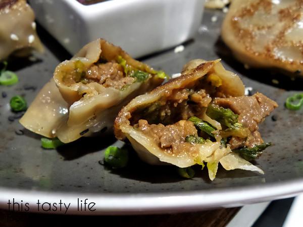 Inside the Filet Mignon Potstickers - Blush Ice Bar | San Diego, CA