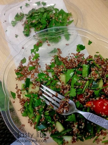 That's a lot of parsley - Quetzalcoatl Quinoa Salad | Farmer's Fix - San Diego, CA