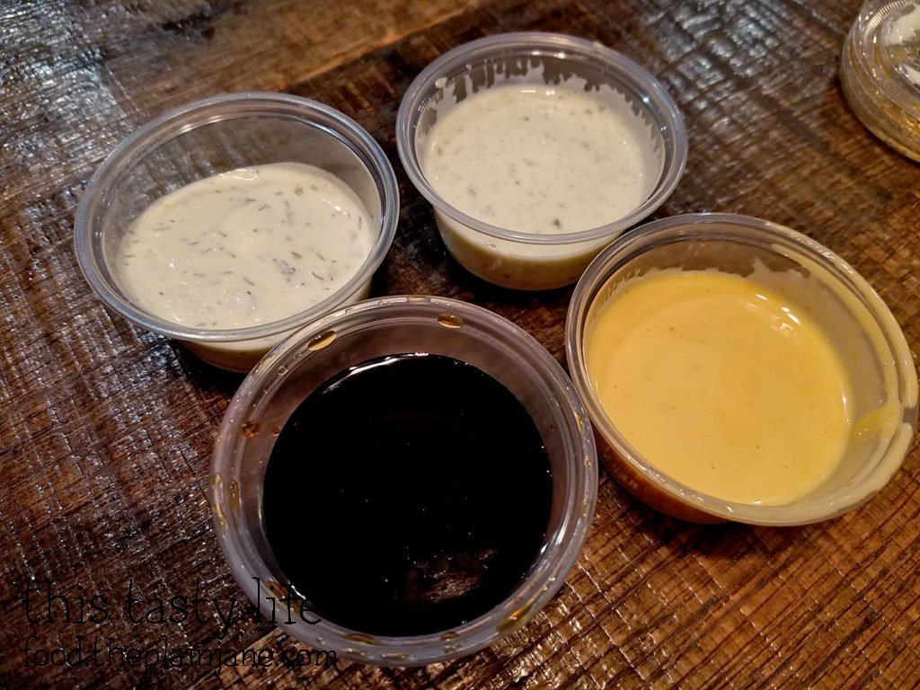 Special sauces at Fish District Eatery | San Diego, CA