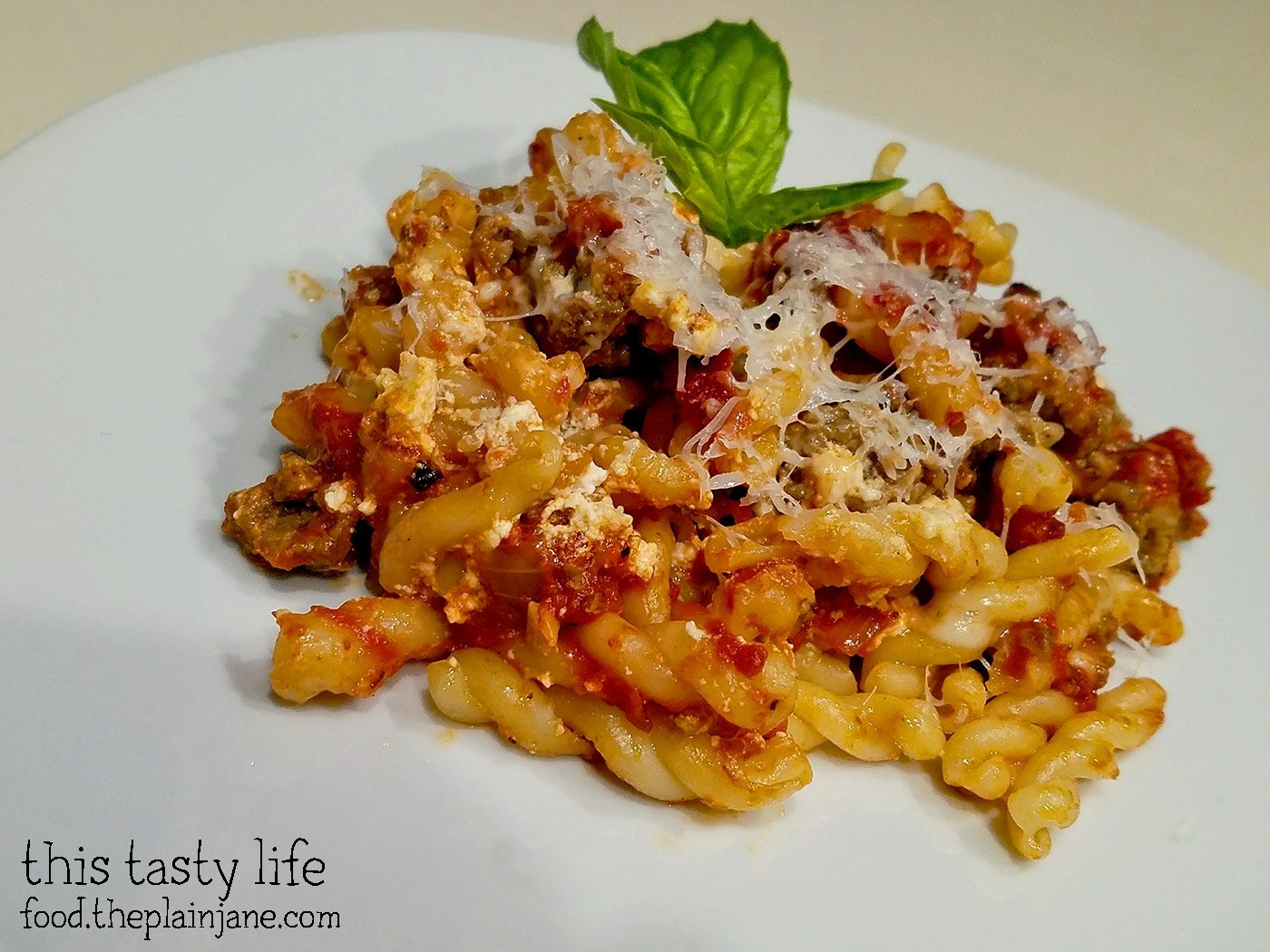 [recipe] Pasta Bake with Homemade Sausage