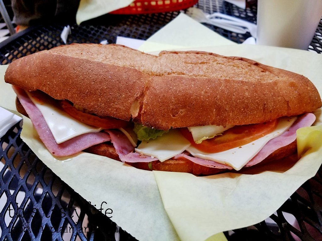 Ham and Cheese Torta Sandwich from Fruteria La Buga - San Diego, CA - This Tasty Life