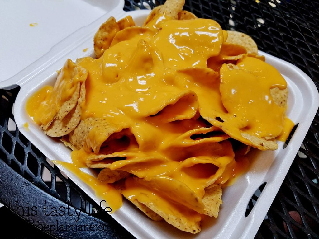 Cheesy nachos at Fruteria La Buga - San Diego, CA - This Tasty Life