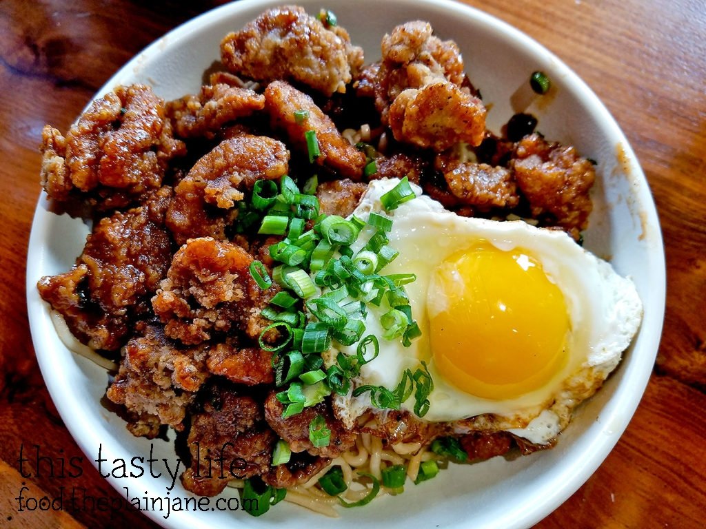 General Tso's Chicken with Noodles at Honey Badger Noodle Shop - Los Angeles, CA | This Tasty Life