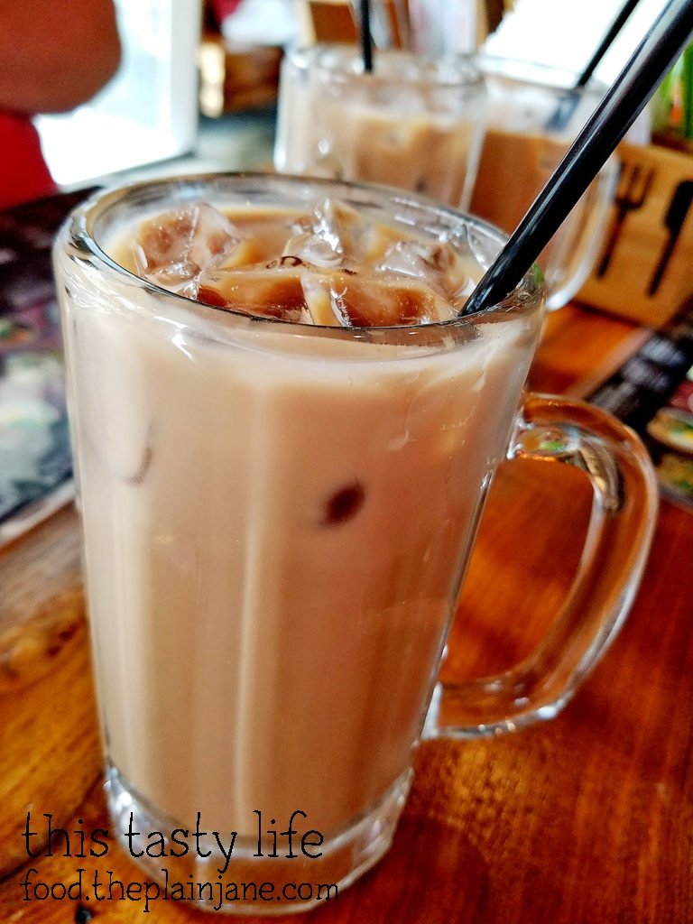 Milk tea at Honey Badger Noodle Shop - Los Angeles, CA | This Tasty Life