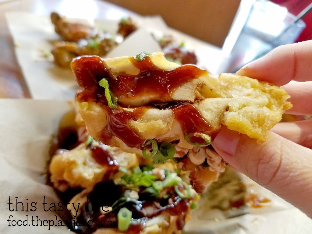 Pork Belly Bao at Honey Badger Noodle Shop - Los Angeles, CA | This Tasty Life