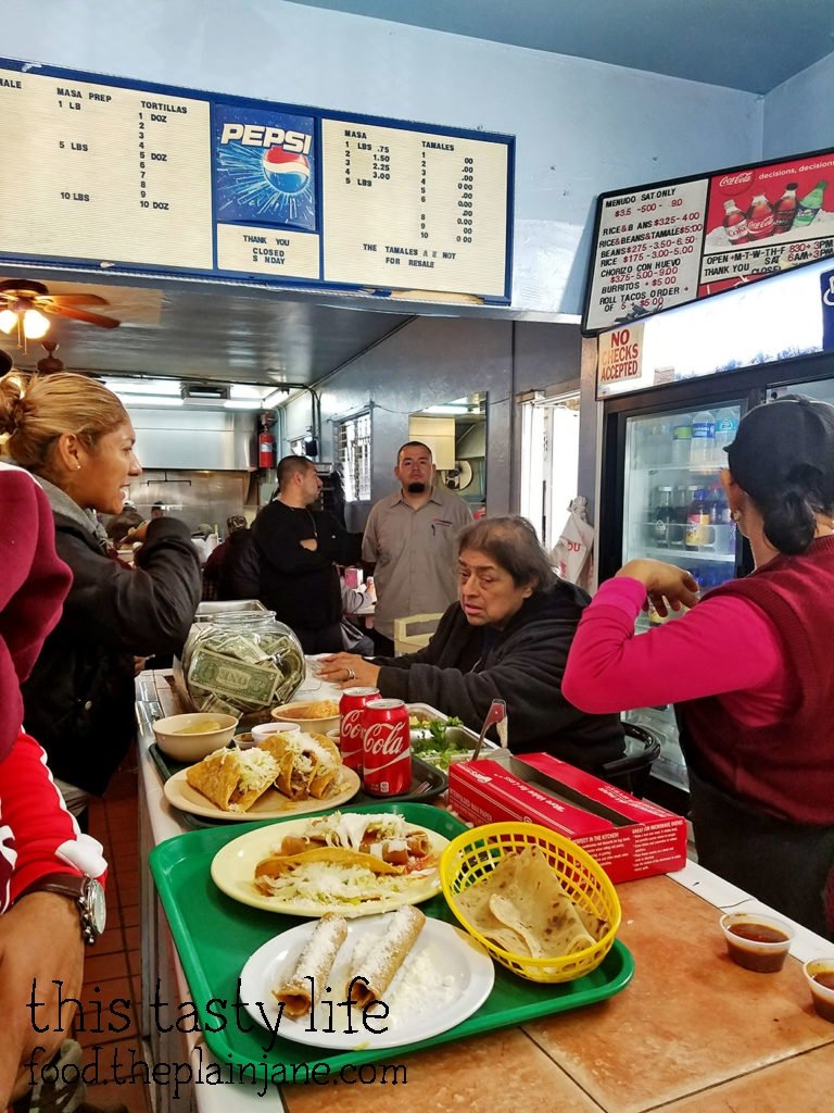 The front counter at Las Cuatro Milpas | San Diego, CA | This Tasty Life