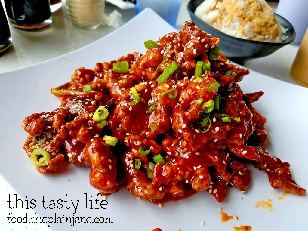 Orange Beef at Tasty Noodle House - San Diego, CA