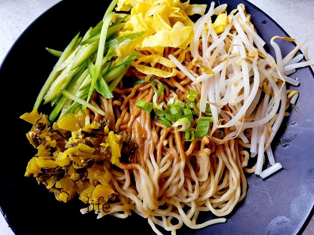 House Noodles with Sesame Sauce at Tasty Noodle House - San Diego, CA