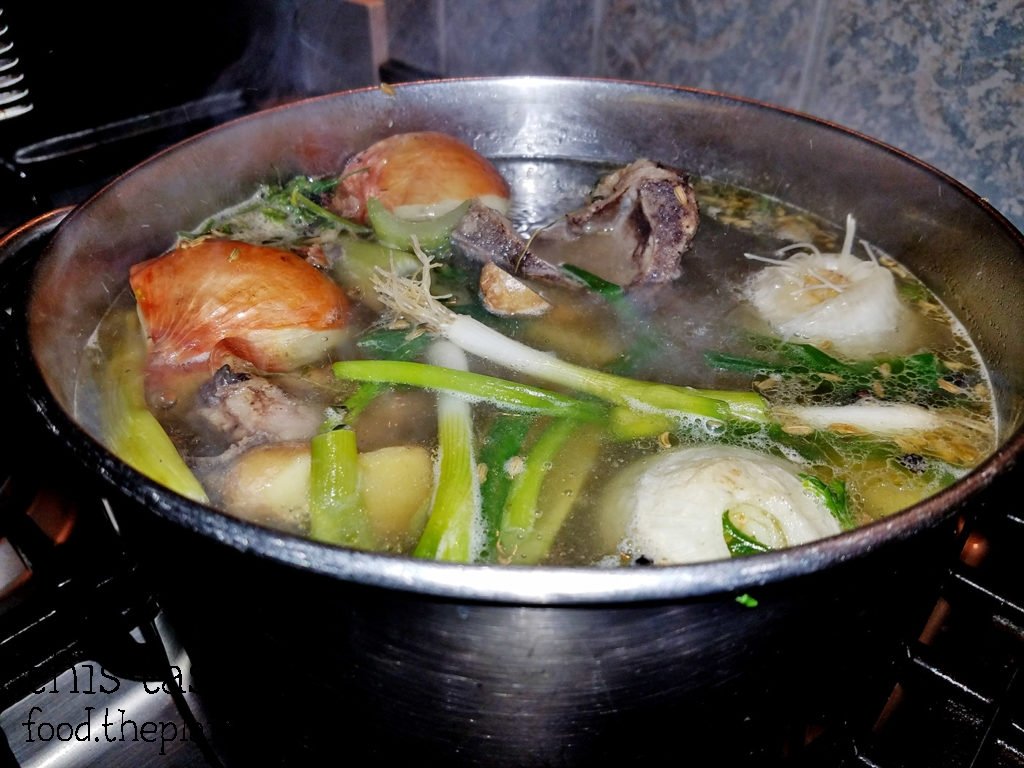 Pork Bone Broth - First Boil | This Tasty Life