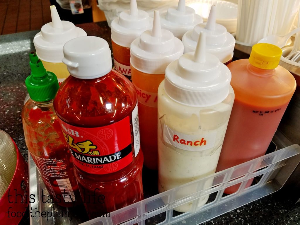 Sauces at Krispy Krunchy Chicken - San Diego, CA