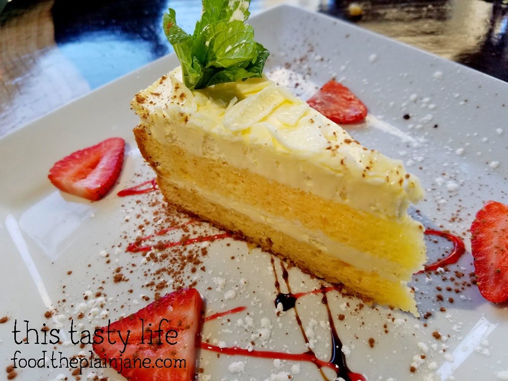 Limoncello Cake at Osteria Panevino in San Diego, CA