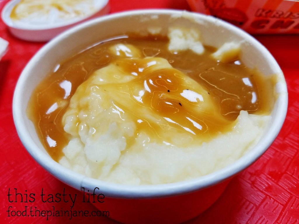 Mashed Potatoes & Gravy at Krispy Krunchy Chicken - San Diego, CA