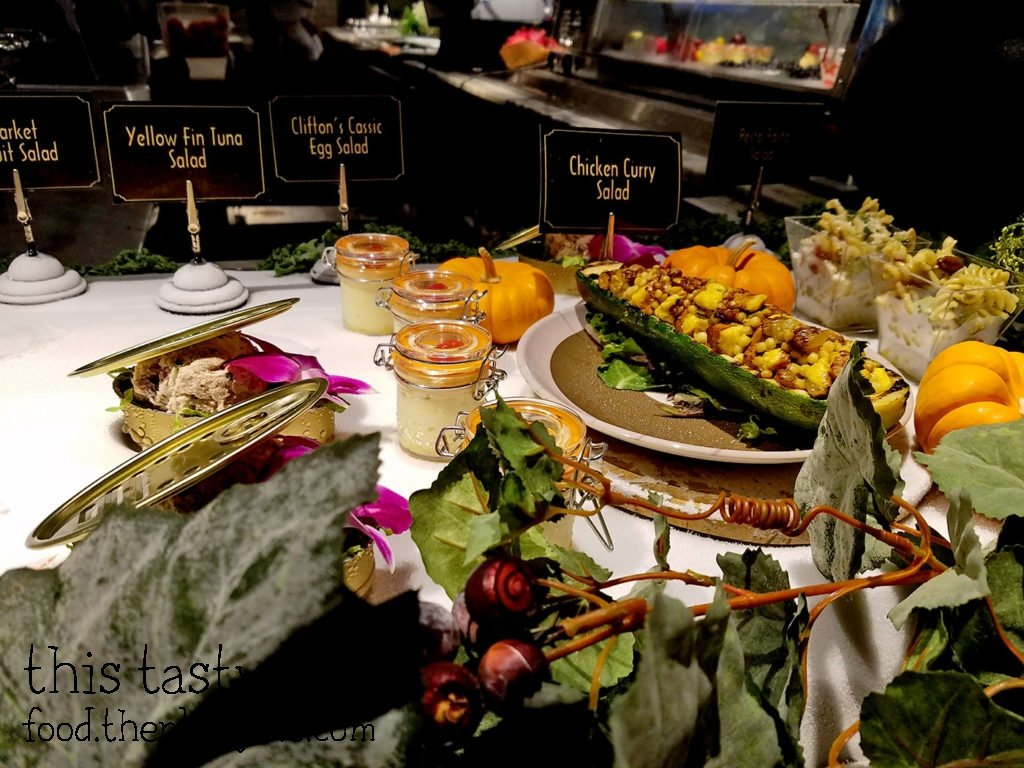 Tiny salads at Clifton's - Los Angeles, CA