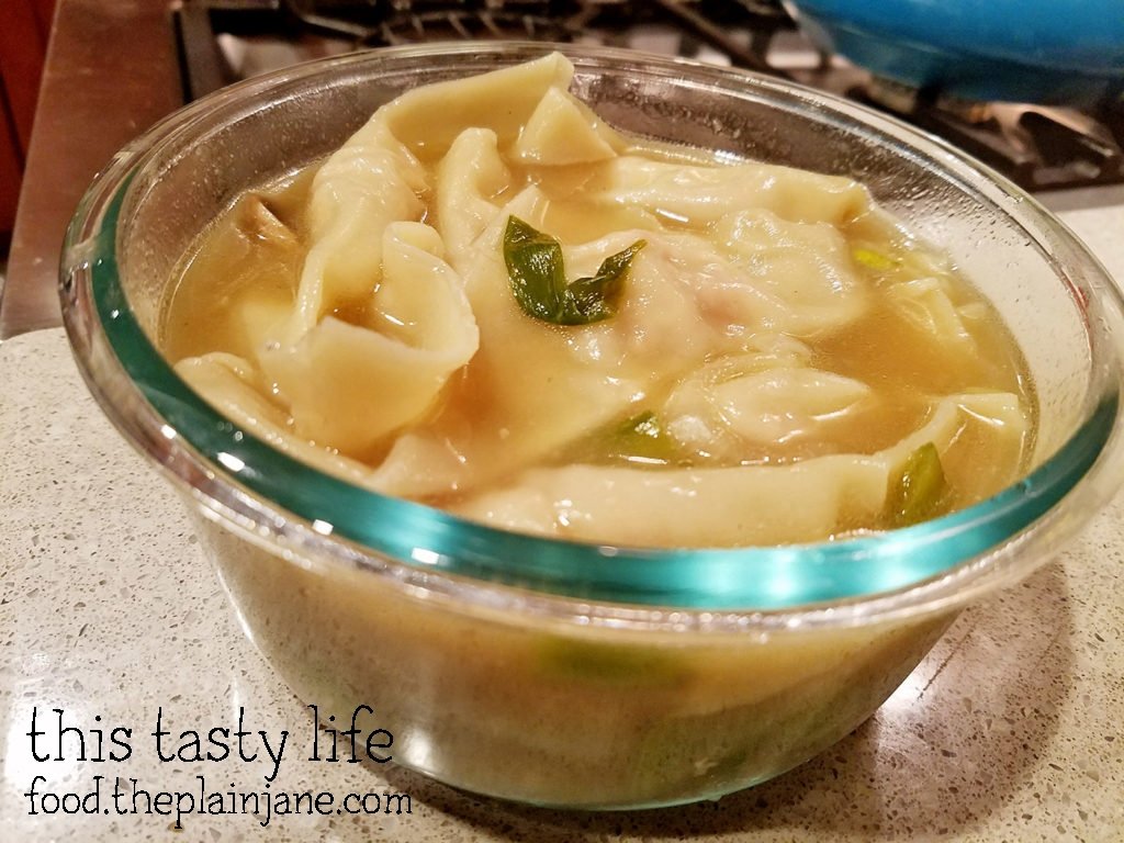 Wonton Soup with Pork Bone Broth | This Tasty Life