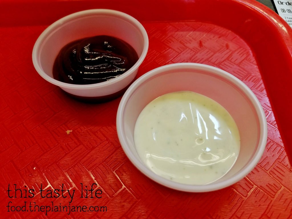 Sauces at Krispy Krunchy Chicken - San Diego, CA