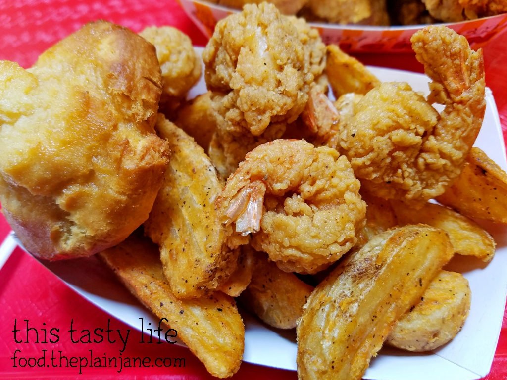 Fried Shrimp Combo at Krispy Krunchy Chicken - San Diego, CA