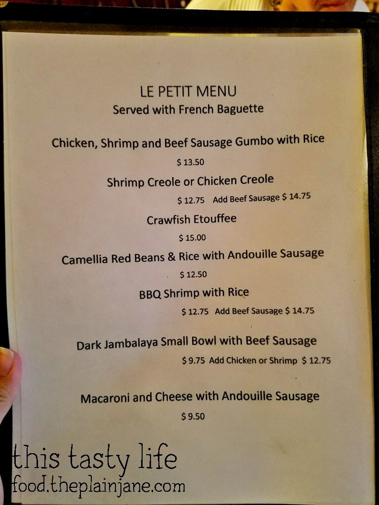 Menu - New Orleans Creole Cafe - San Diego, CA