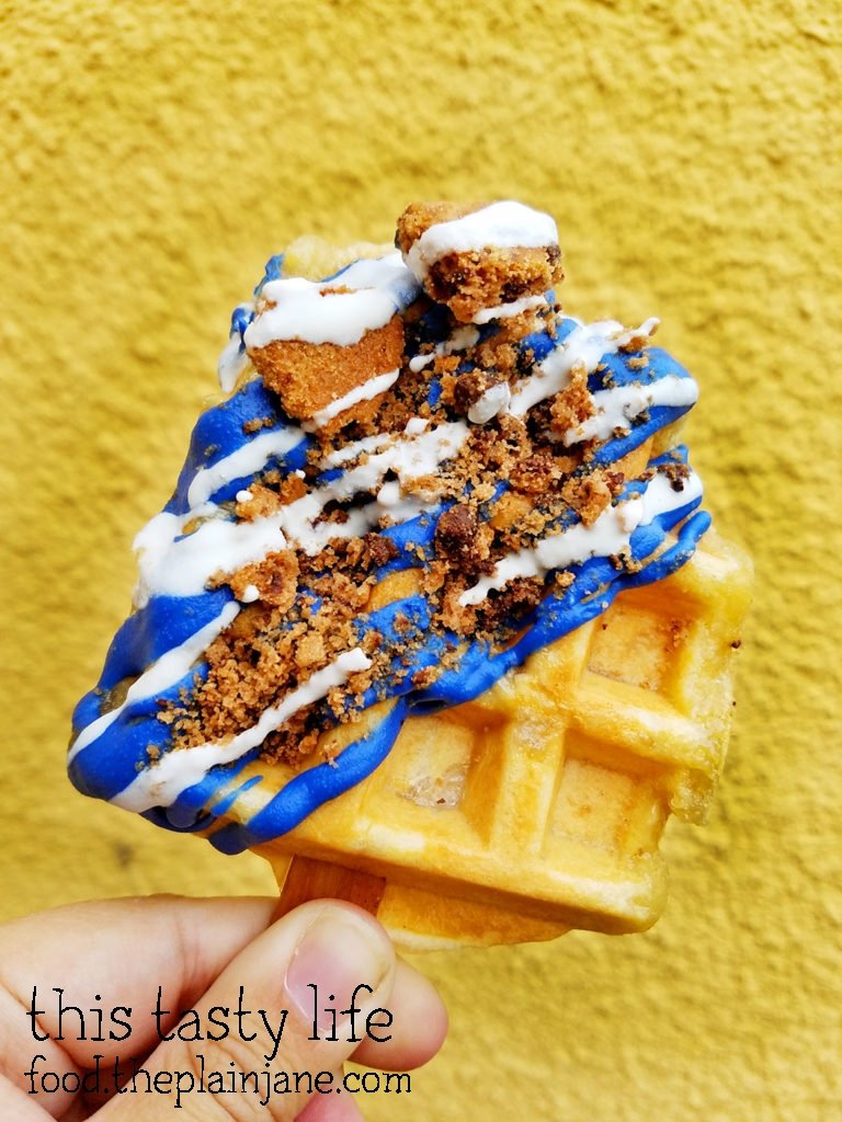 Cookie Monster Waffle Pop at Freeze San Diego