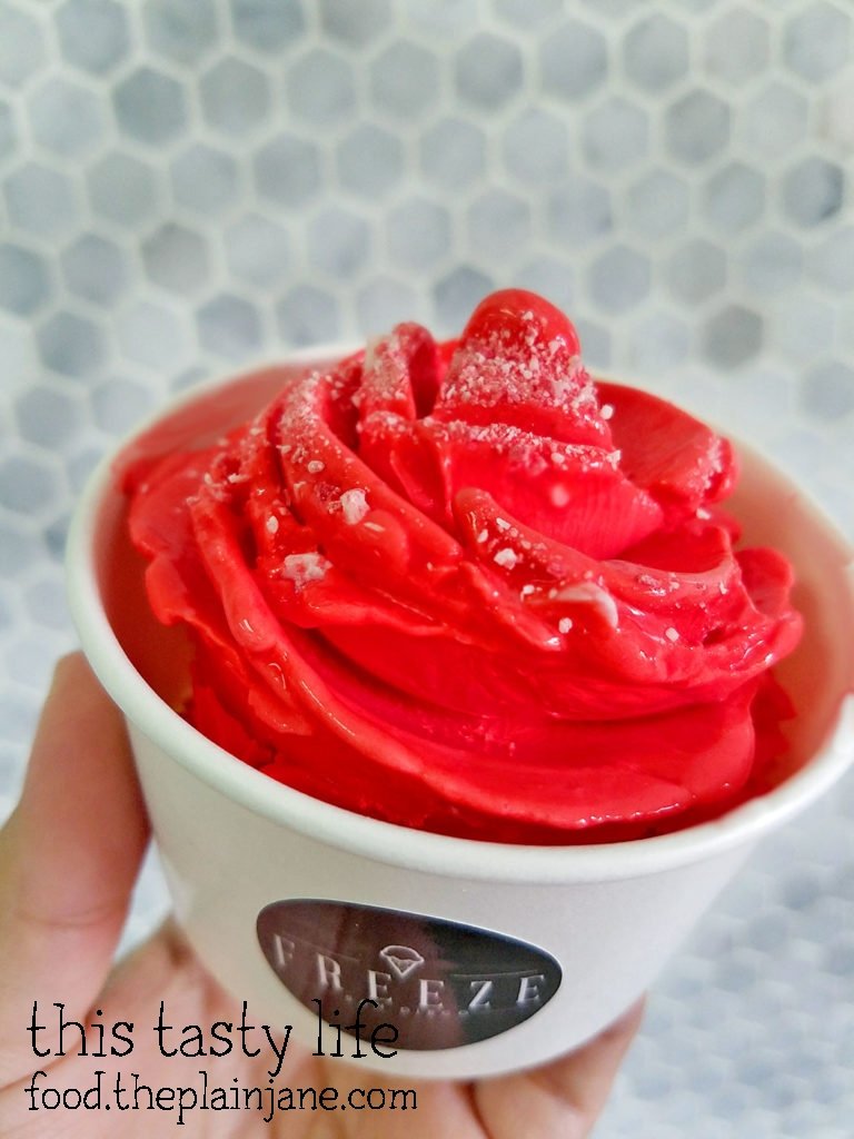 Peppermint Ice Cream at Freeze San Diego