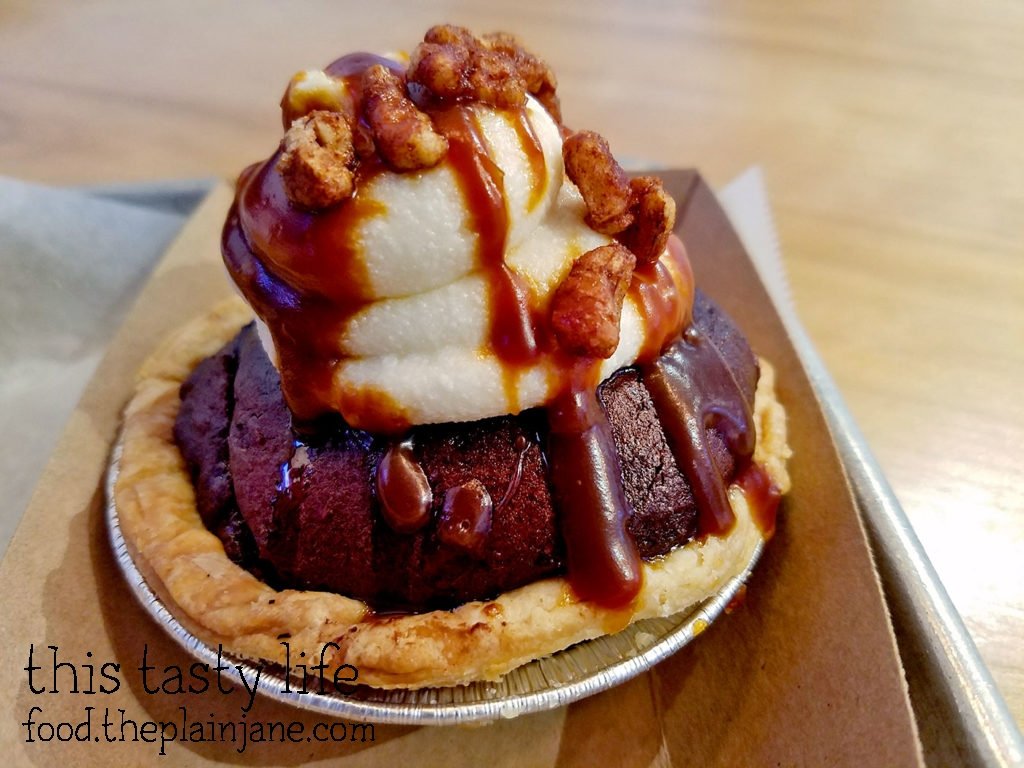 Salted Caramel Chocolate Pie at Pop Pie Co - San Diego, CA
