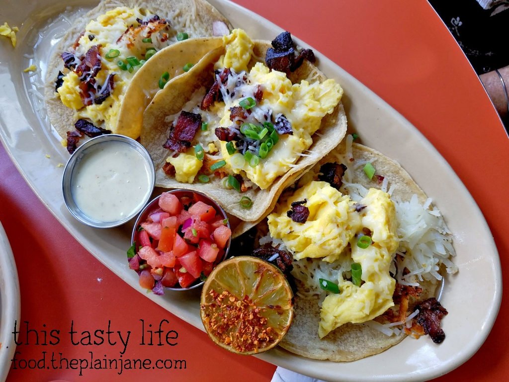 Breakfast Tacos at Snooze AM Eatery in La Jolla, CA