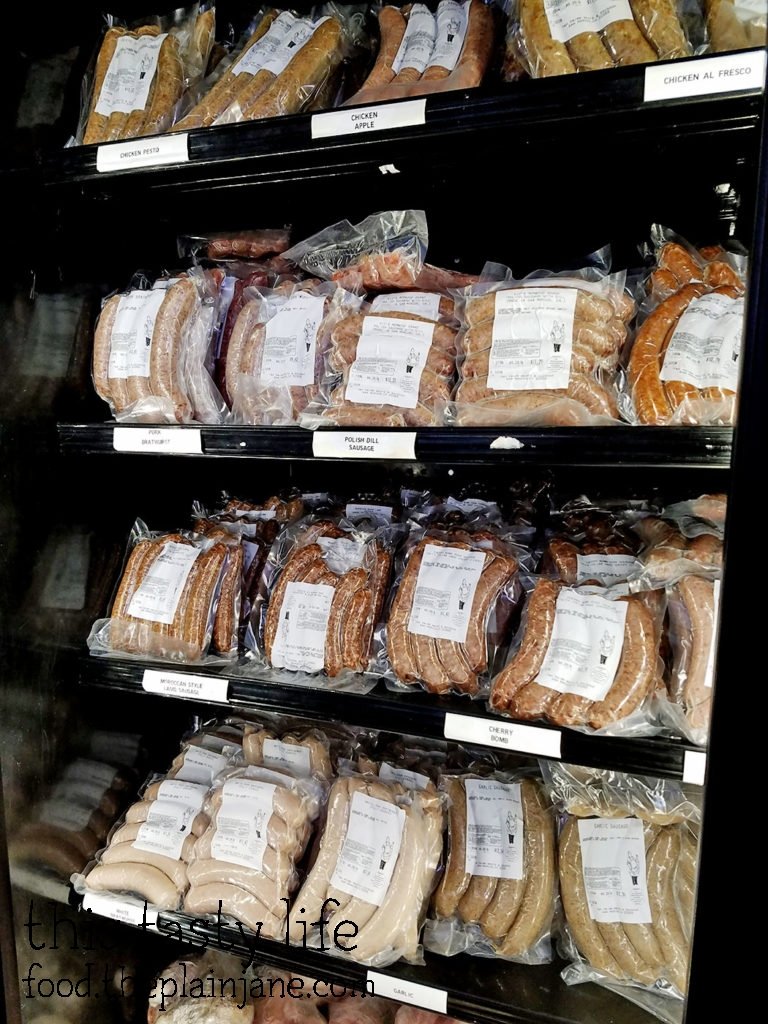 Sausages at T & H Prime Meats and Sausage