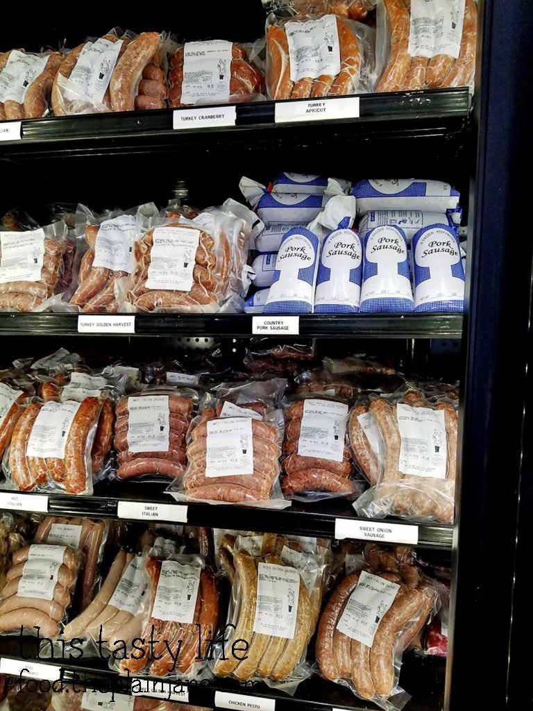 Sausages at T & H Prime Meats and Sausage