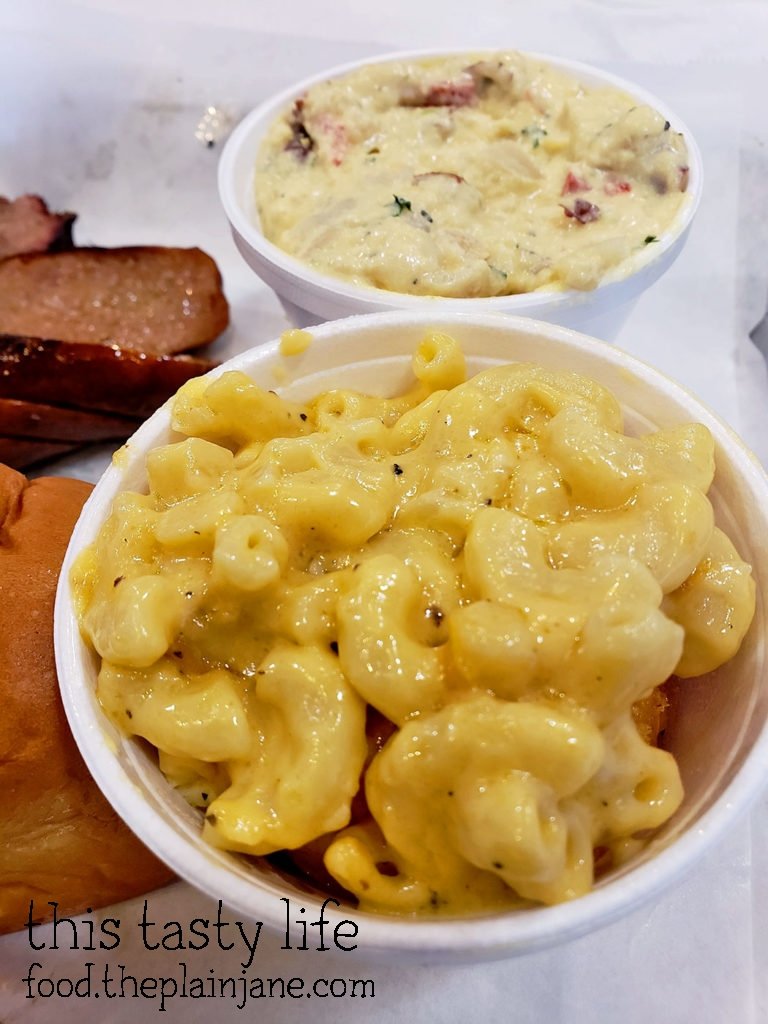 Mac and Cheese + Potato Salad at Union Smokehouse BBQ - San Diego, CA