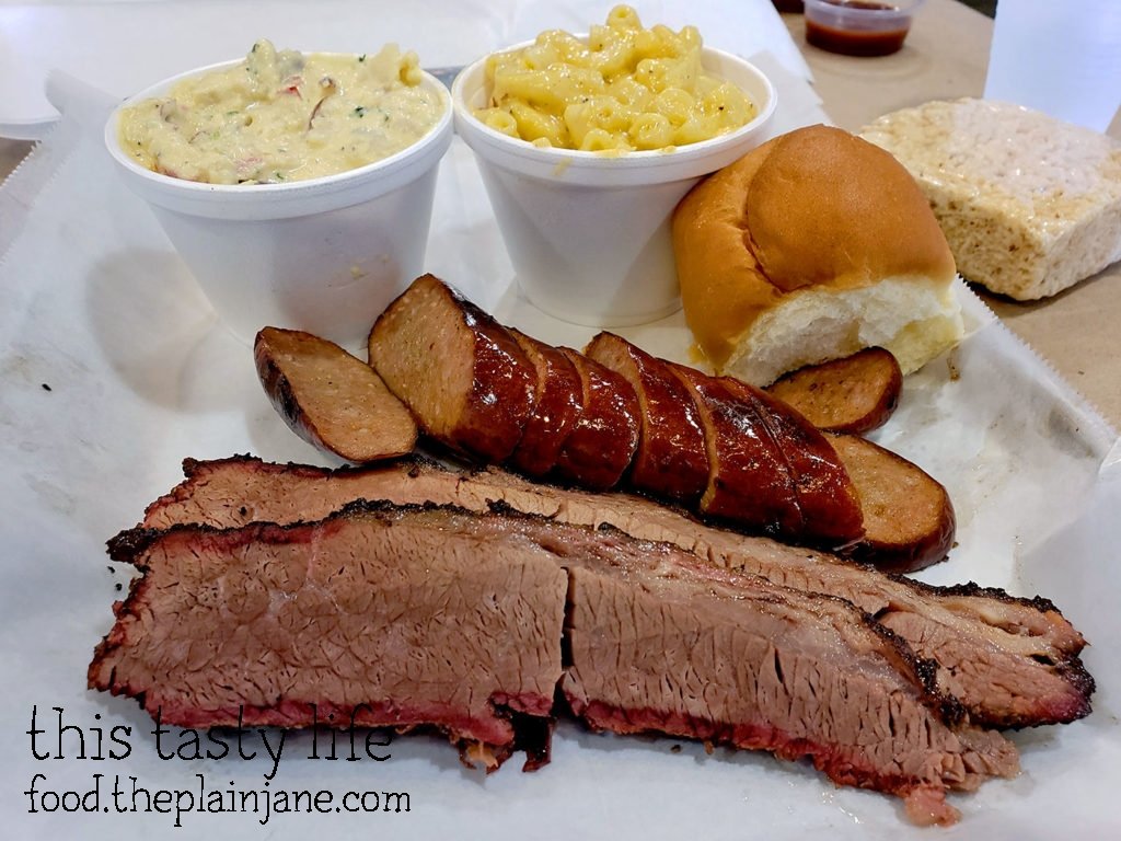 Brisket and Smoked Sausage at Union Smokehouse BBQ - San Diego, CA