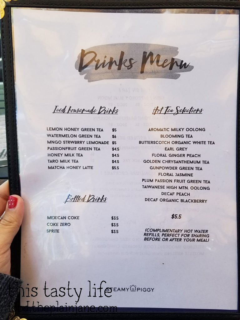 DRINKS - Steamy Piggy - San Diego, CA