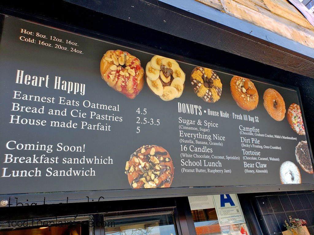 Donut Menu at Copper Top Coffee & Donuts - Hillcrest - San Diego, CA