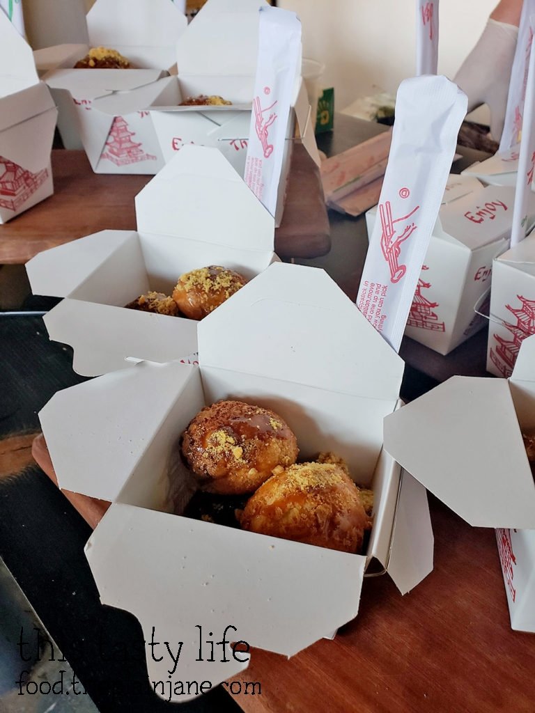 Matcha Profiteroles at Chef Driven Bake Sale - San Diego, CA