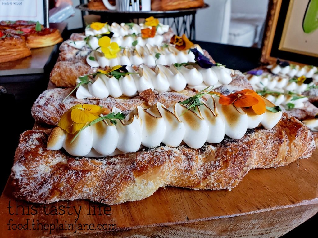 Passion Fruit Smoked Coconut Meringue Danish at Chef Driven Bake Sale - San Diego, CA