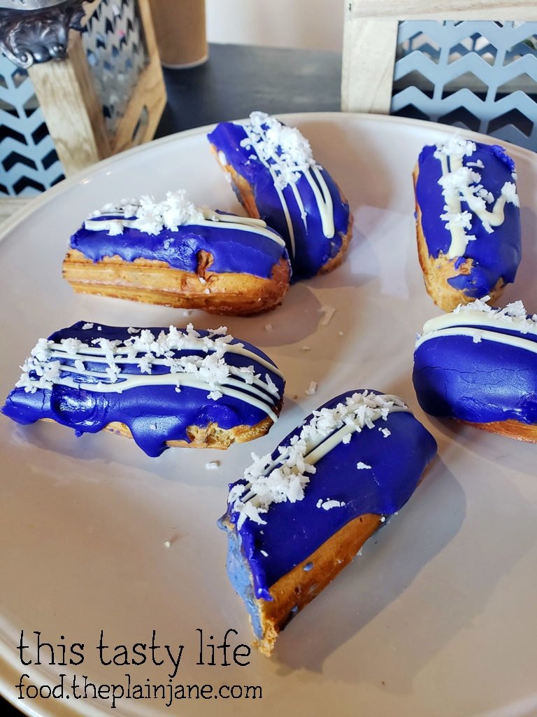 Ube Coconut Cream Eclairs - Chef Driven Bake Sale - San Diego, CA