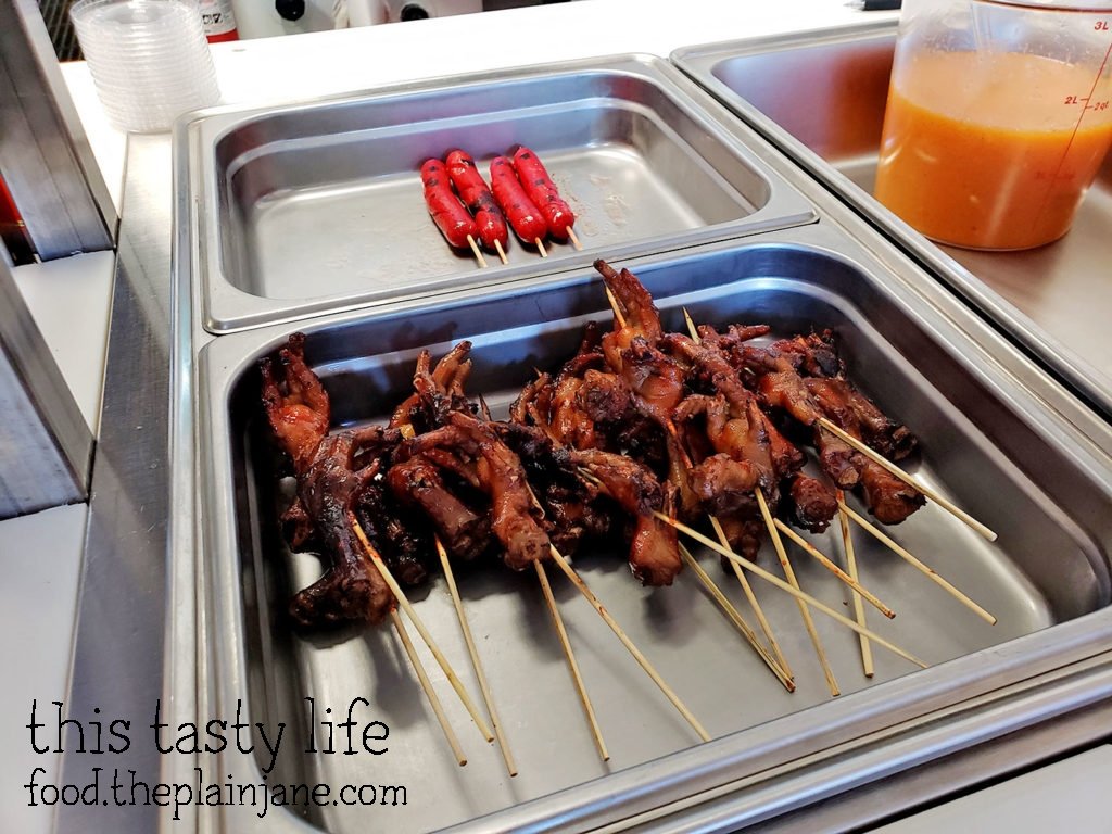 BBQ Grill Sticks at Tambayan Filipino BBQ & Grill - San Diego, CA