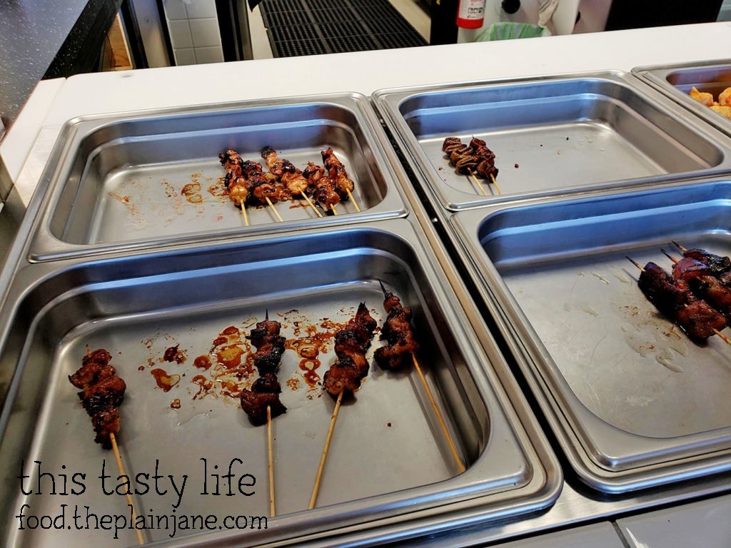 BBQ Grill Sticks at Tambayan Filipino BBQ & Grill - San Diego, CA