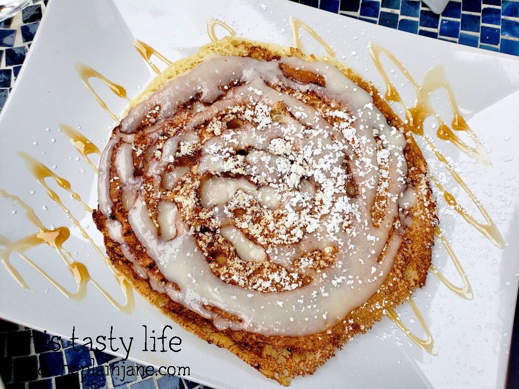 Cinnamon Roll Pancake at The Lazy Hippo - San Diego, CA