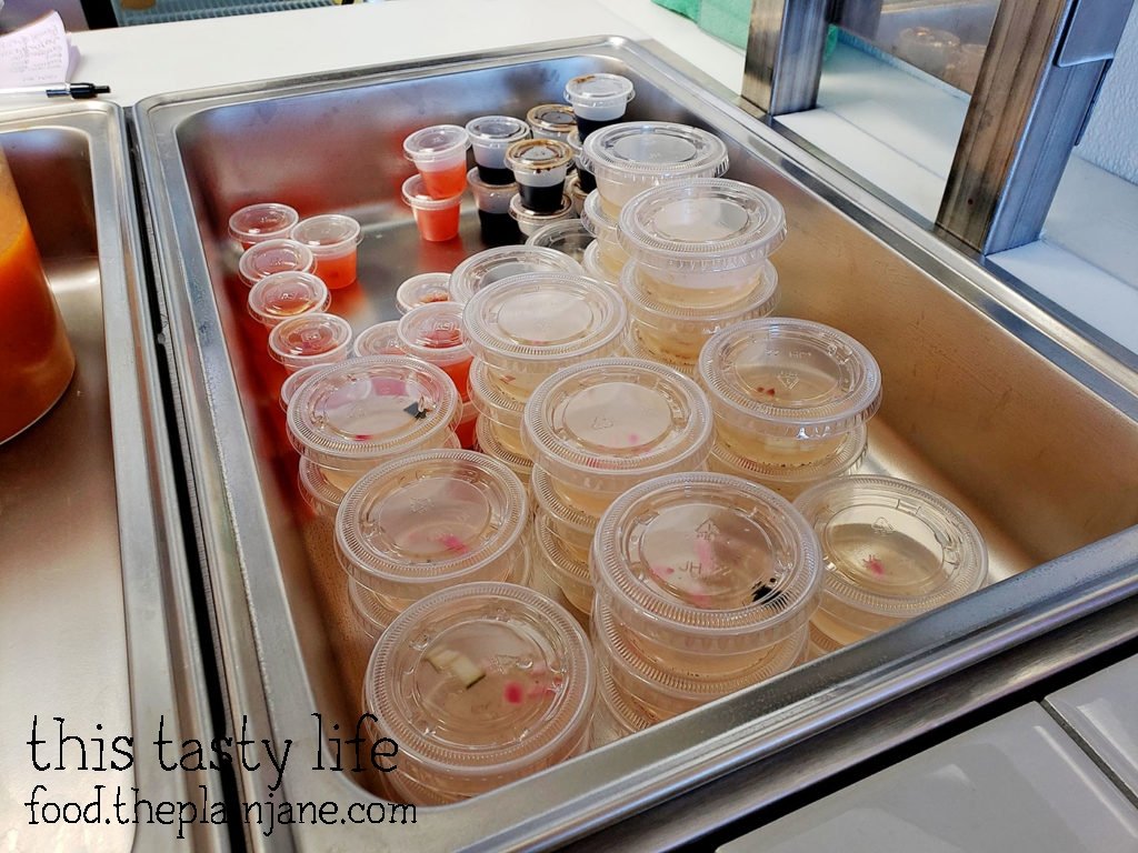 Sauces at Tambayan Filipino BBQ & Grill - San Diego, CA