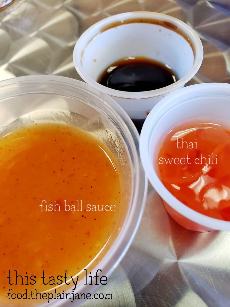 Sauces at Tambayan Filipino BBQ & Grill - San Diego, CA