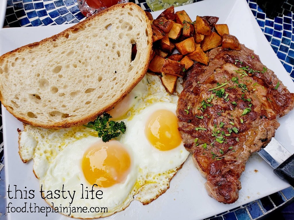 Steak and Eggs at The Lazy Hippo - San Diego, CA