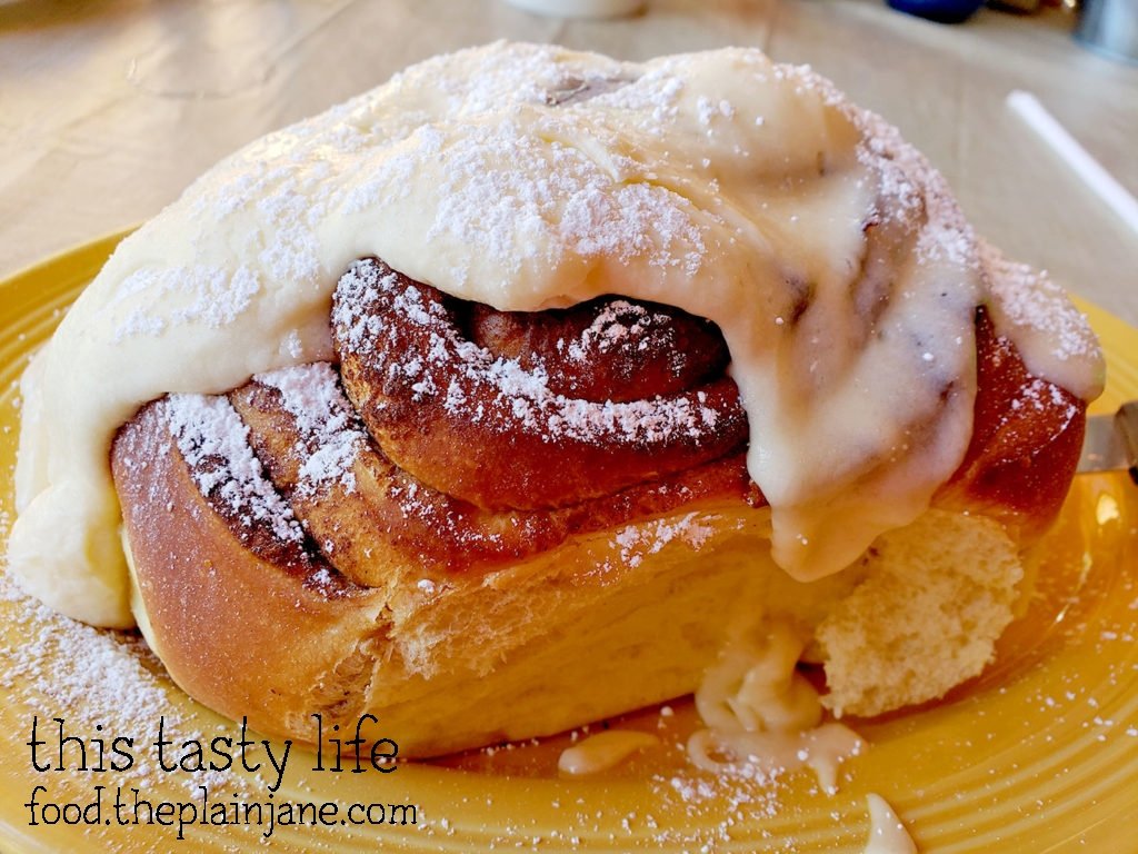 Cinnamon Roll at Janet's Montana Cafe - Alpine, CA