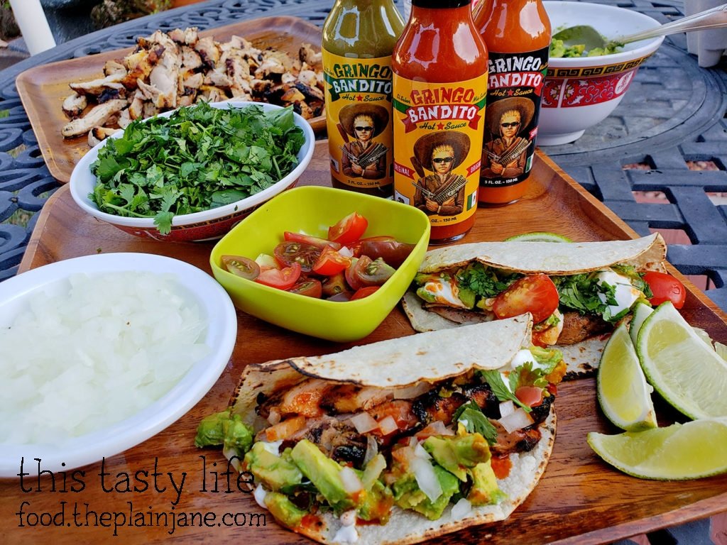 Homemade Tacos with Gringo Bandito Hot Sauce