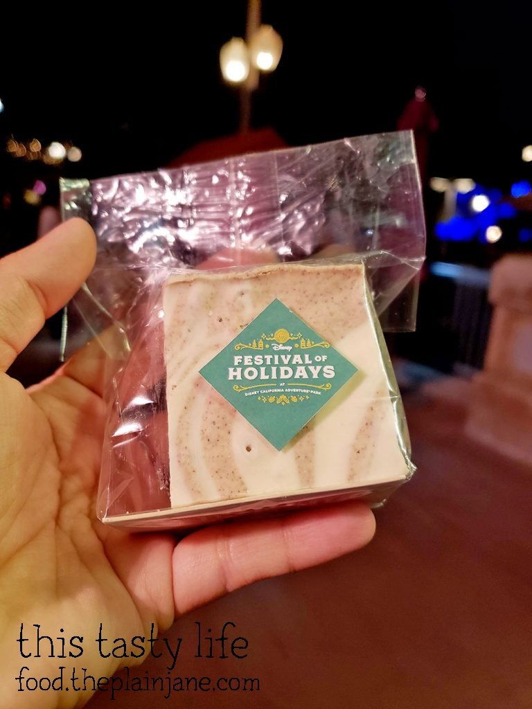 Horchata Fudge - Festival of Holidays - Disney California Adventure