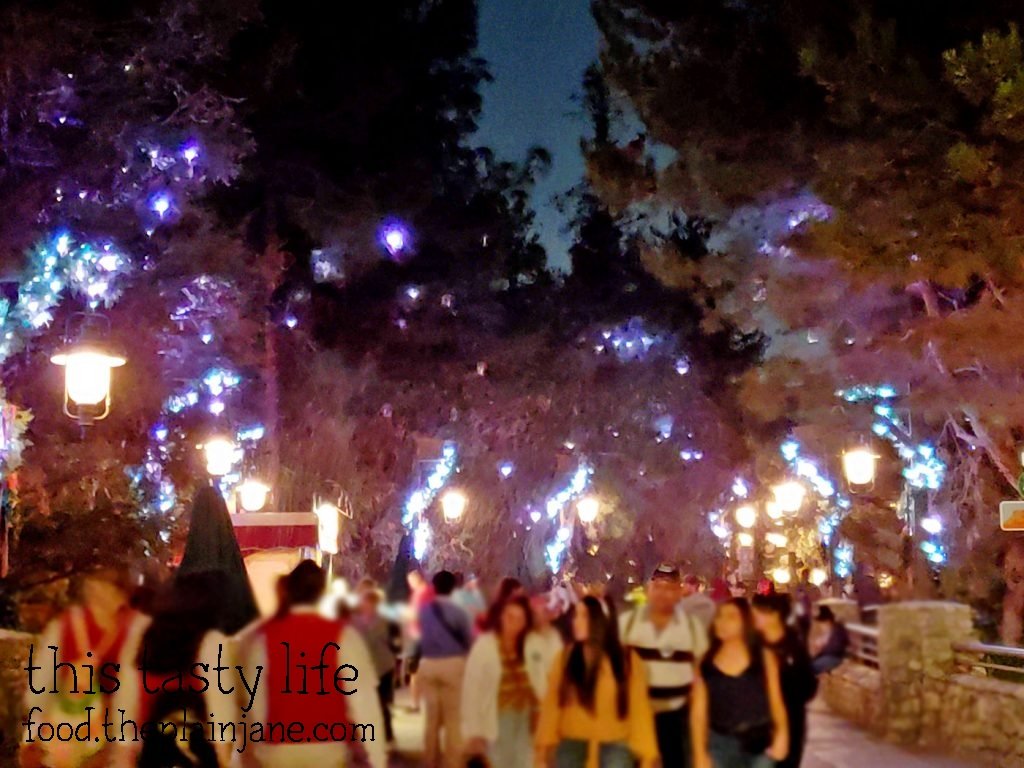 Snowing in Disney California Adventure