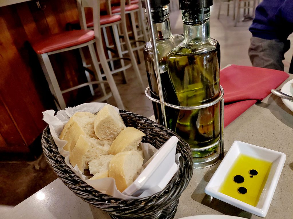 Bread with Olive Oil at Soleluna Cafe - San Diego, CA