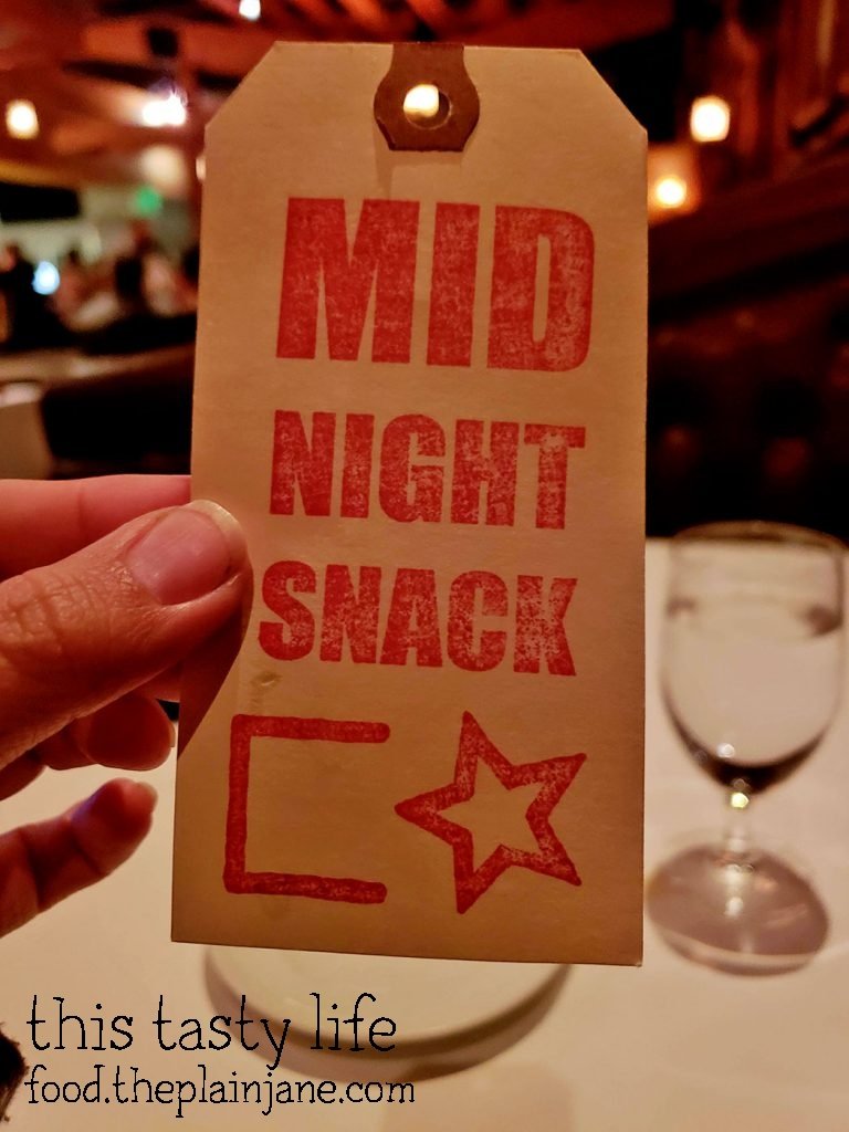 Midnight Snack tag at Cowboy Star - San Diego, CA