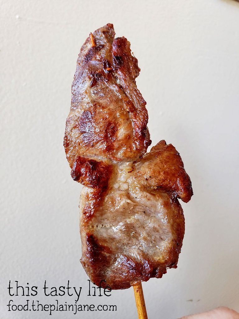 BBQ Pork Stick at Lann Boon Asia Cafe - San Diego, CA