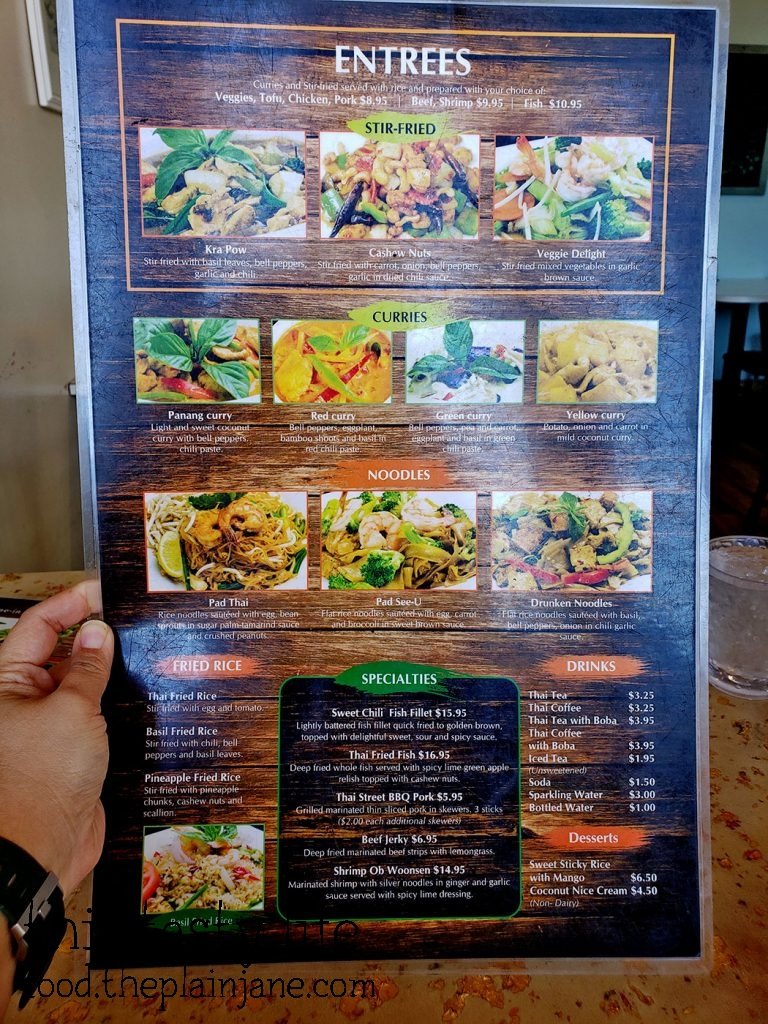 Menus - Lann Boon Asia Cafe - San Diego, CA