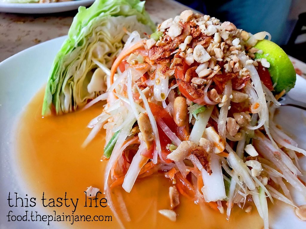 Thai Papaya Salad - Lann Boon Asia Cafe - San Diego, CA