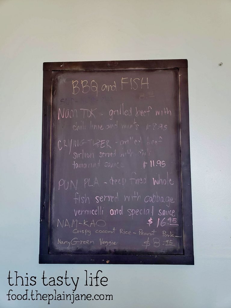 Menus - Lann Boon Asia Cafe - San Diego, CA